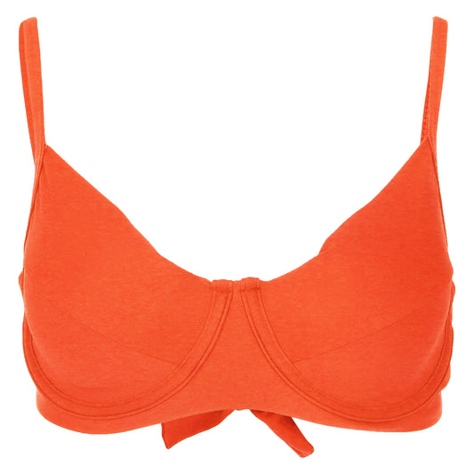 Nice Bikini Top in Orange