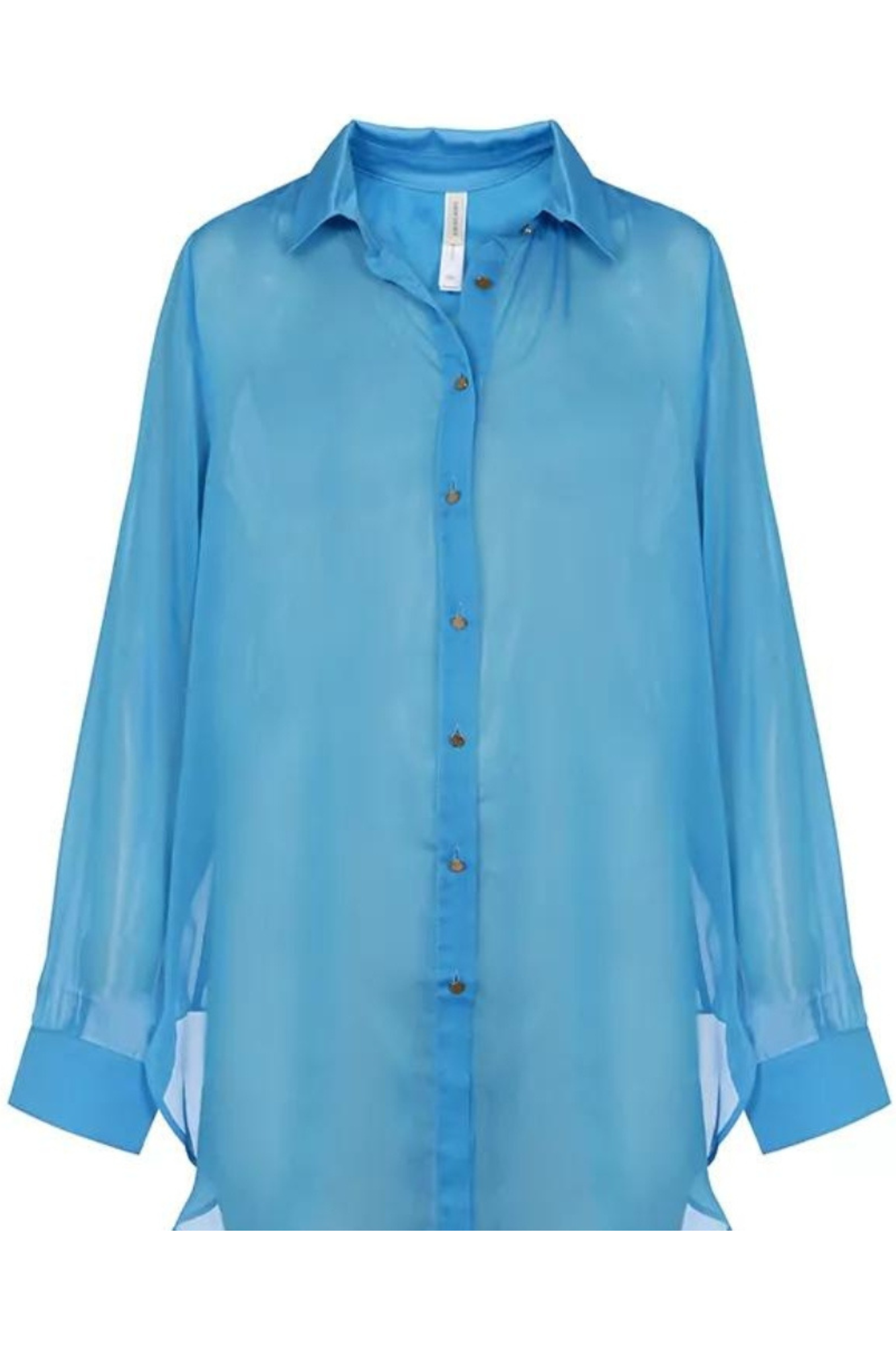 Jonas Buttoned Shirt in Turquoise