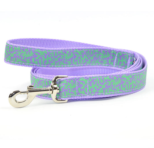 Lilac and Green Coral Leash